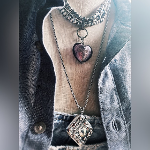 chain Vintage Sterling Silver Rope Chain - Picture 9 of 10